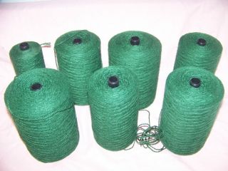 warp weaving cotton blend knitting crochet loom supplies hunter green