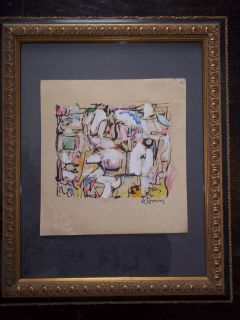 Willem de Kooning Signed After Drawing Painting