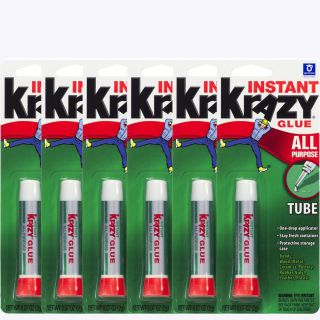 Pack Krazy Glue Instant All Purpose Tubes 07 oz Each