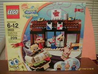Lego Legos Krusty Krab Adventures 3833 209 Pcs