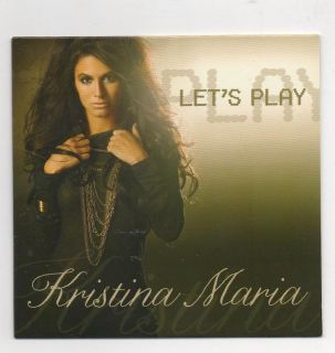 Kristina Maria Lets Play 5 Track CD Smash Mode Club