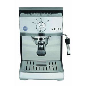 Krups XP5240 Precise Tamp Pump Espresso Machine Stainless Steel Used