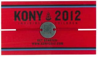 KONY BRACELET WRISTBAND 2012 OFFICIAL AND GENUINE GUARANTEED SHOW YOUR