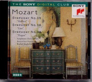 Mozart Symphonies No 35 36 38 Kubelik Sony