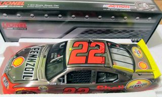 Kurt Busch 22 NASCAR Shell Pennzoil Brushed Metal 2011 Dodge Charger