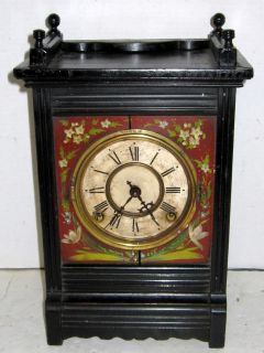 Kroeber Black Shelf Clock as Found
