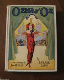 Ozma of oz by L Frank Baum with Dust Jacket Dated 1907