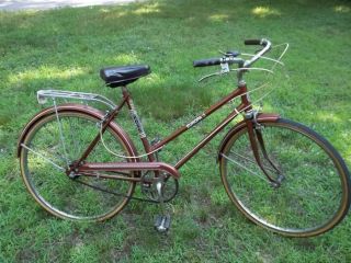 Vintage Ladies 3 Speed Ross Europa 3 Street Bicycle 26 Copper Color