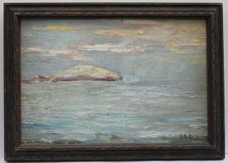 Ocean Oil Painting Anna Althea Hills 1882 1930