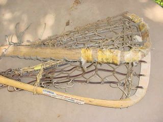 Old Wood Wooden Lacrosse Sticks 47in Long ASIS