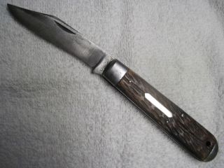 ANTIQUE BIG 4 3 4 HOLLEY LAKEVILLE CONN POCKET KNIFE NEEDS HANDLE