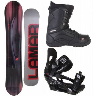Lamar Intrigue 157 Mens Snowboard LT250 Bindings House Boots