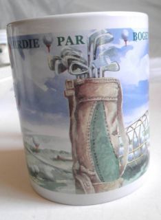Lady Jane Golf Coffee Mug Birdie Bogey Eagle Par