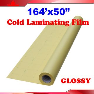 X164 Glossy UV Luster Cold Laminating Film for Large Laminator