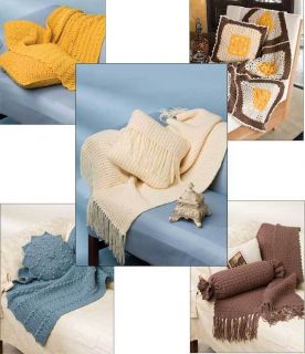 Easy Lapghans Pillows Lap Afghans Crochet Patterns