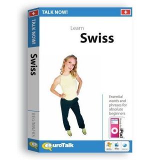 Talk Now Learn Swiss Language Tutor Software Audio