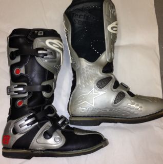Alpinestars Tech 8 Boots Size 12 Excellent Shape Hardly Used