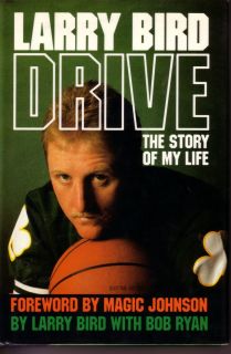 Larry Bird Drive The Story of My Life Hardback Basketball Memoir