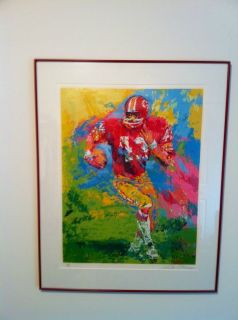Leroy Neiman End Around Larry Brown A P Serigraph