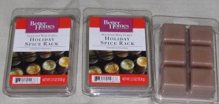 Better Homes and Gardens Holiday Spice Rack Scented Wax Cubes 3 Packs