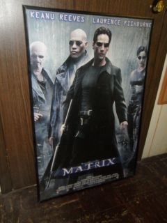  Movie Promo Poster Keanu Reeves Laurence Fishburne With Poster Frame
