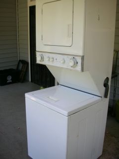 GE Heavy Duty Stacked Washer and Dryer