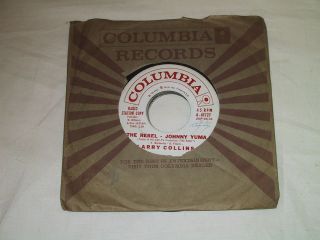 Larry Collins The Rebel Johnny Yuma 45 US 1960 Promo TV Orig Columbia
