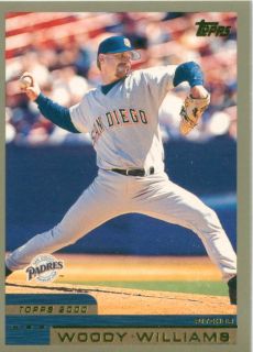 2000 Topps Baseball 82 Woody Williams Padres