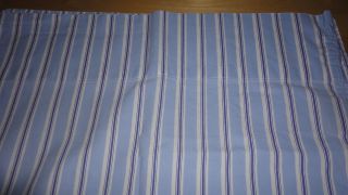 Ralph Lauren Brookdale Floral Pillowcase Standard Queen Blue Stripe