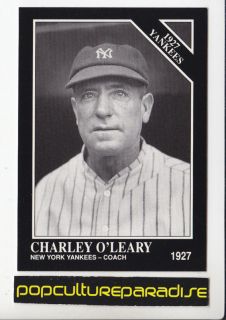 Charley OLeary 1927 Yankees 1991 Conlon Card 116