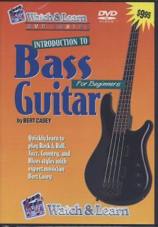 Learn to Play Bass Guitar Rock and Roll Jazz Country Blues for