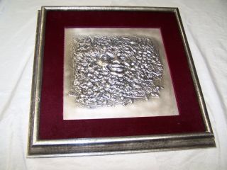 Lawrence Beall Smith 999 Fine Silver Bacchus Framed Sculpture Dionysus