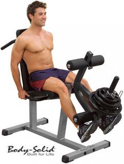 Body Solid Seated Leg Extension Supine Leg Curl GLCE365