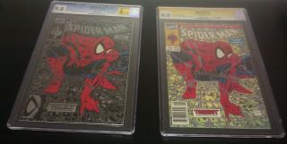  MAN 1 2 CGC SIGNED TODD MCFARLANE BOTH COVERS STAN LEE 9 8 MARVEL