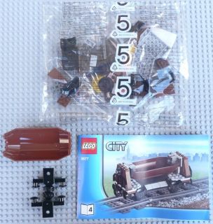 LEGO CITY TRAINS 3677 Red Cargo Train Tipping Freight Car only NEW