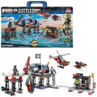 Kre o Battleship 38974 BATTLE BASE 355 piece Lego Style set with 4