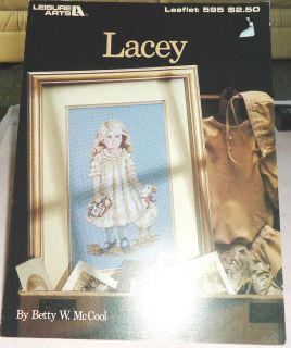 Lacey Leisure Arts Counted Cross Stitch Leaflet 596
