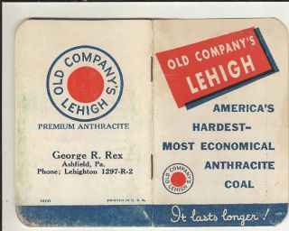 Old Companys Lehigh George R Rex Ashfield PA