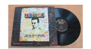 Original Mono Lenny Bruce in Concert United Artists Vinyl LP Nice Near