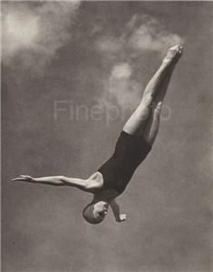 Olympics Female Diving Gestring Photo Art Leni Riefenstahl