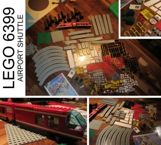 LEGO 6399 Airport Shuttle Monorail Town City Train Track Legos Near