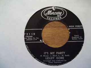 Lesley Gore Its My Party 45 RPM