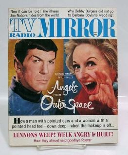 Aug 1967 TV Radio Mirror Mag Star Trek Leonard Nimoy