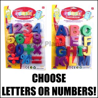 Childrens Learning Kids Magnetic Letters or Numbers Pick New
