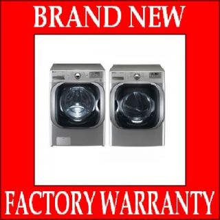 LG Titan Series Front Load Steam Washer Gas Dryer WM8000HVA DLGX8001V