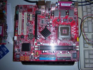 MSI MS 7173 Ver 1A PCIe 4 x SATA Socket LGA775 Motherboard