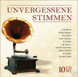 10 CD Schlager Martha Eggerth Lotte Lehmann Leo Slezak