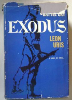Exodus Leon Uris HC DJ 1st Edition 0385050828