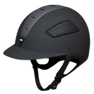 IRH Elite Extreme Helmet Black Charcoal 7 3 8 Long Oval