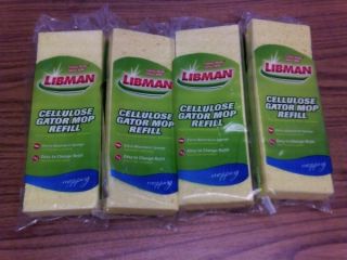 Libman Cellulose Gator MOP Refills 02034 New